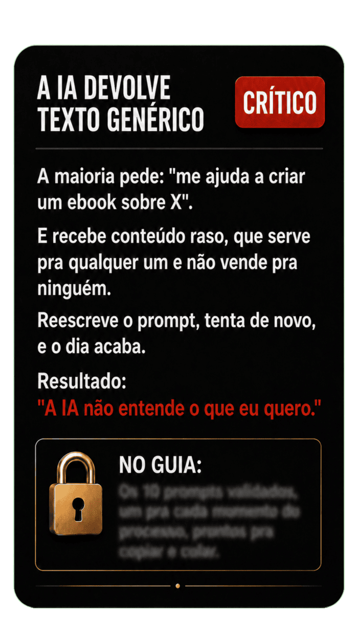 Problema: travar na tela em branco e nunca começar o produto